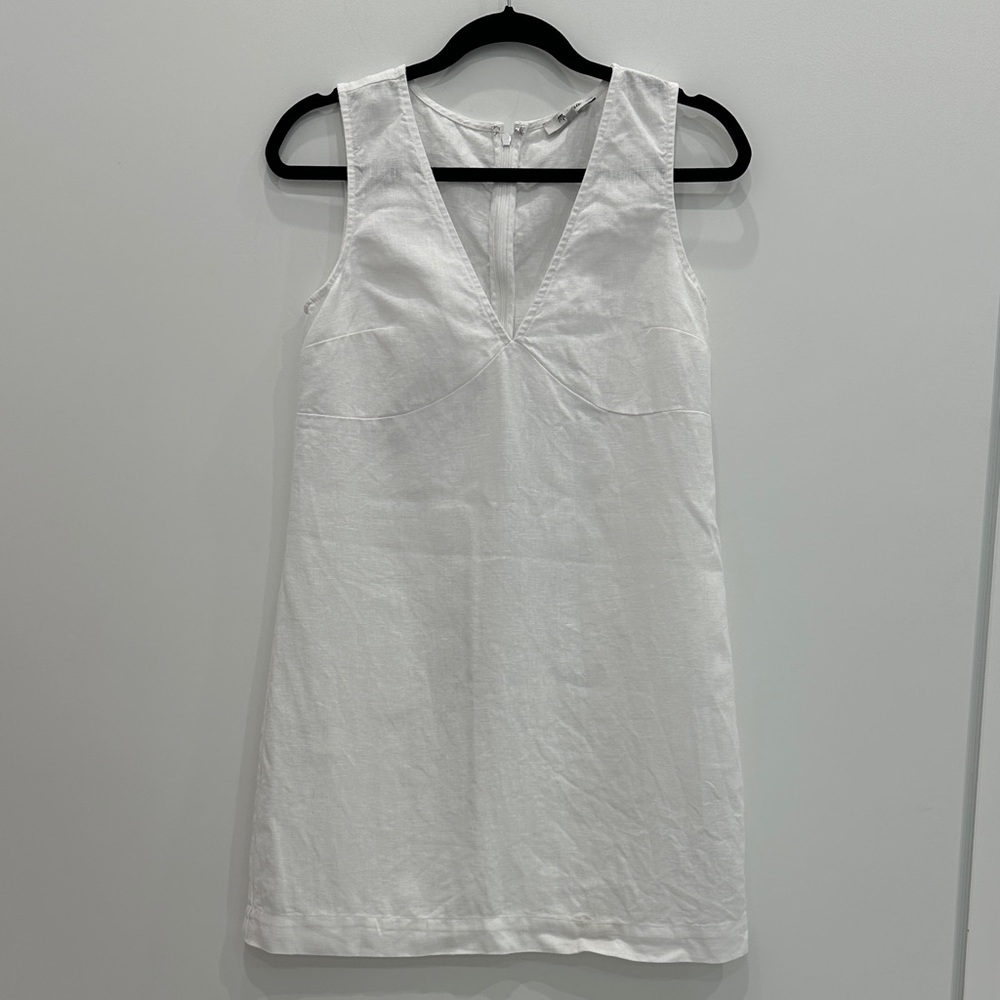 Madewell White Linen Dress XS NWOT